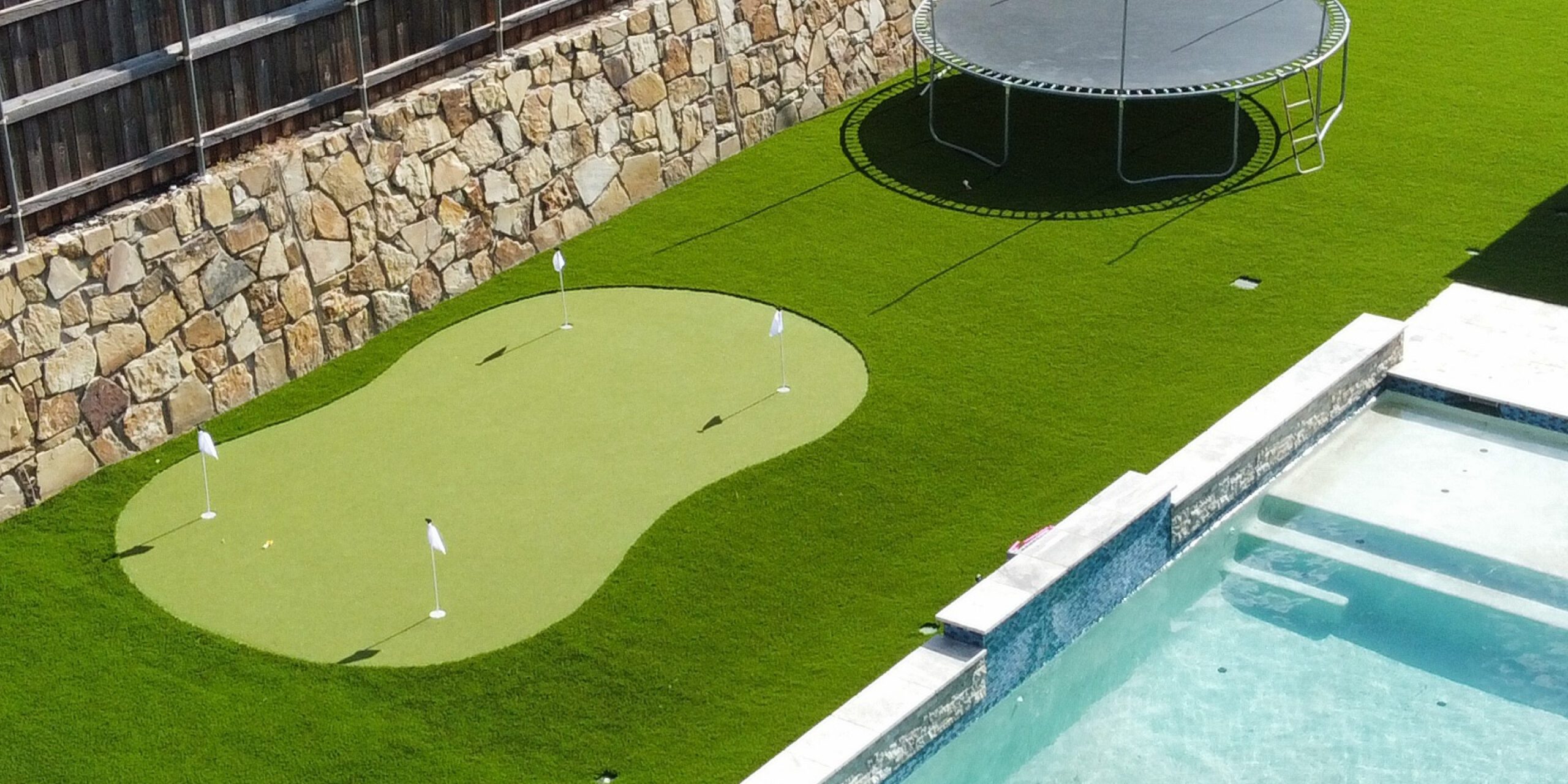 Artificial Putting Green in Rowlett, TX